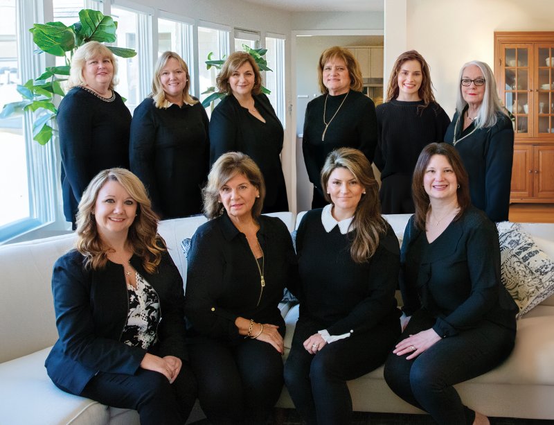 Debbie Reed Team members shown are in back (l-r) Karen Thomas, Cyndi Marsh, Amy Warick, Beth Shinn, Brooke Martin and Sandra Jefferson. In front are Carrie Hellens, Debbie Reed, Ashlee Reed Hidell and Tiffany Carver-O'Malley. SUBMITTED PHOTO